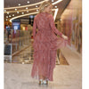 Maria Mauve Mesh Dress