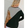 Striped Leopard Combo Tshirt