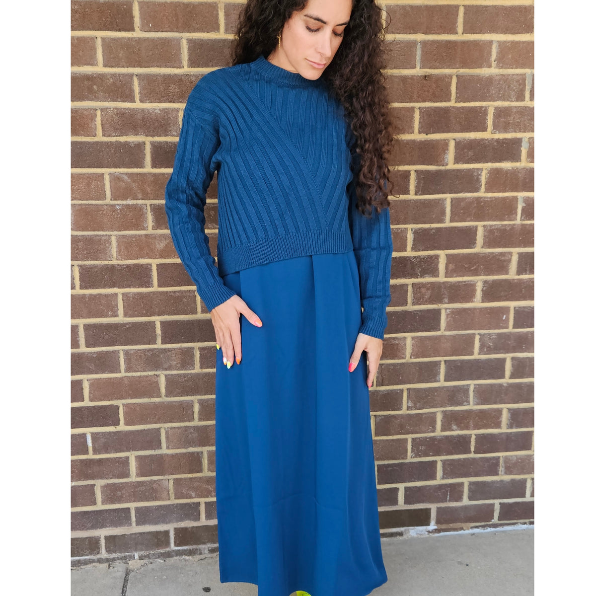 Teal Slip Dress Lilac Teen