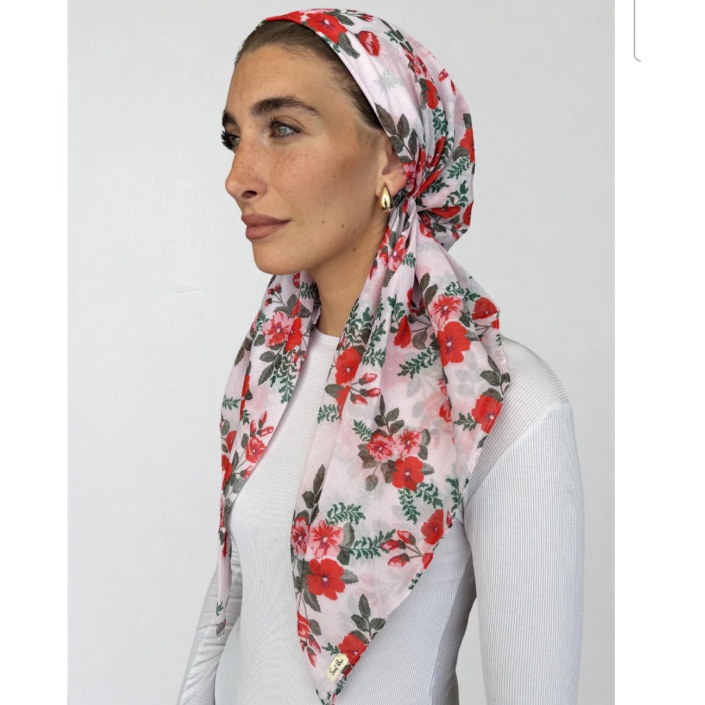 Scarlet Garden Headscarf SB