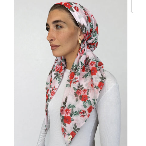 Scarlet Garden Headscarf SB