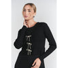 Black Bow Cardigan Adina LV