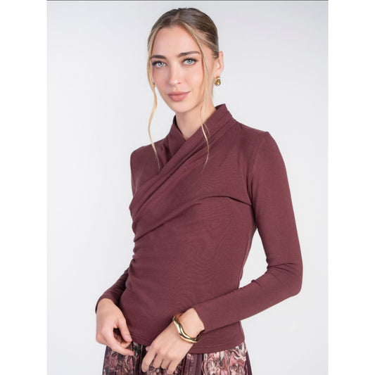 Yael Top Burgundy