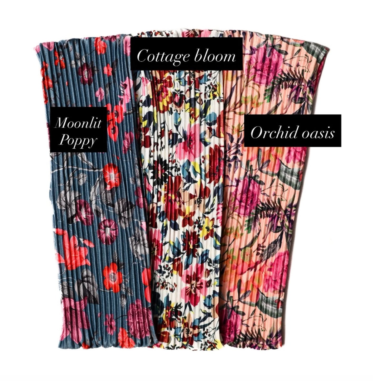 Orchid Oasis Pleated Headband Nicsessories