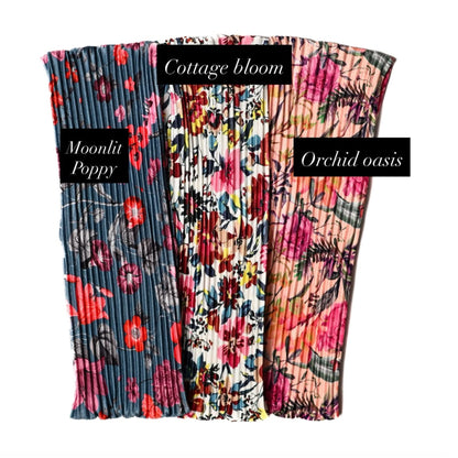 Orchid Oasis Pleated Headband Nicsessories