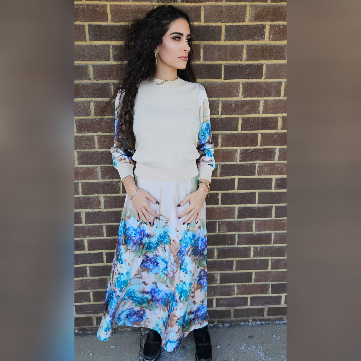Melanie Satin Skirt