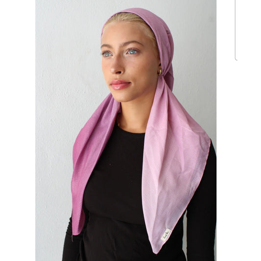 Ombre Magenta Shimmer Headscarf SB