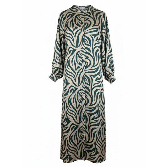 Spotlight Dress Geometric Sand/Pine