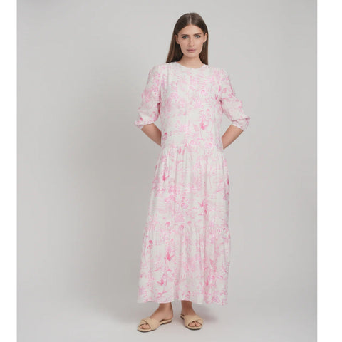 Emily Dress Pink Toile