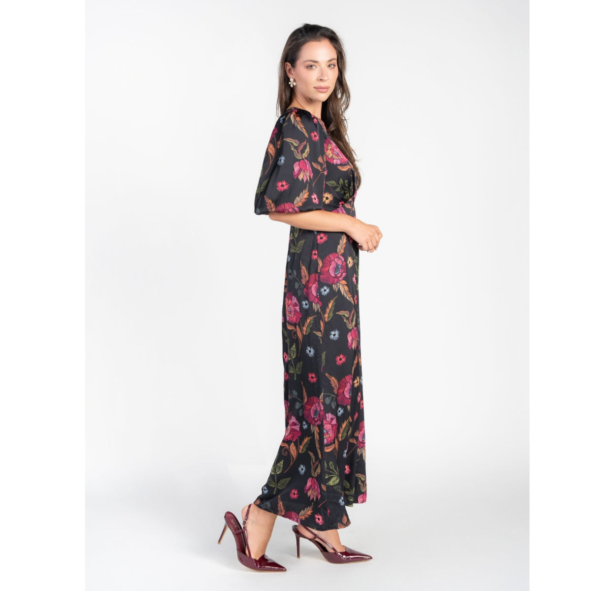 Marlo Dress Artwork Floral Adina LV