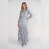 Jodi Skirt Blue & Pink Floral Adina LV - The Mimi Boutique