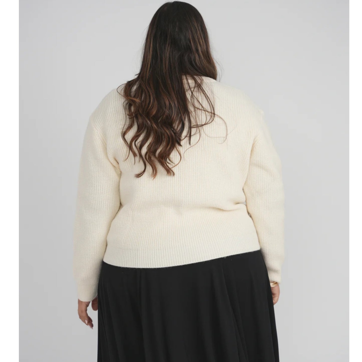 Bow Cardigan Ivory - The Mimi Boutique