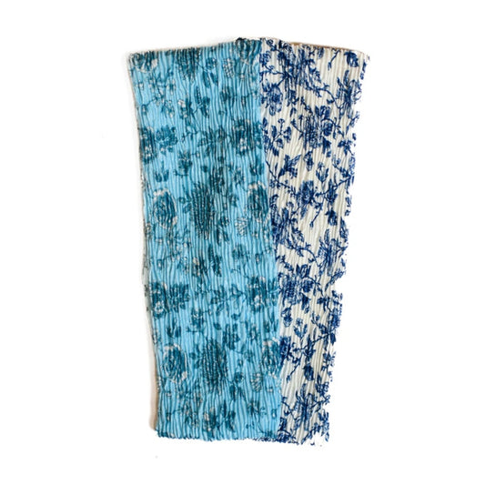 Floral Toile Pleated Headband Nicsessories