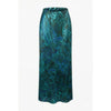 Turquoise Satin Skirt OC