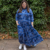 The Patchwork Dress Blue Paisley