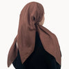 Mocha Brown Solid Headscarf Valeri (Many Styles)