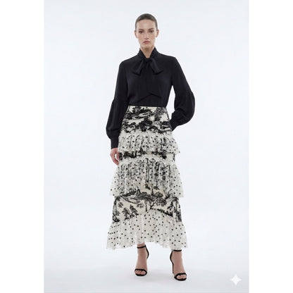 Casey Black Blouse Nina