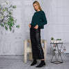 Maris Skirt Black Leather