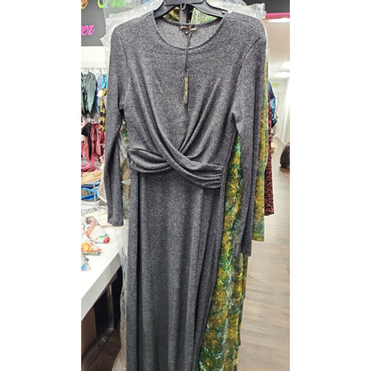 Criss Cross Grey Maxi Jackie O