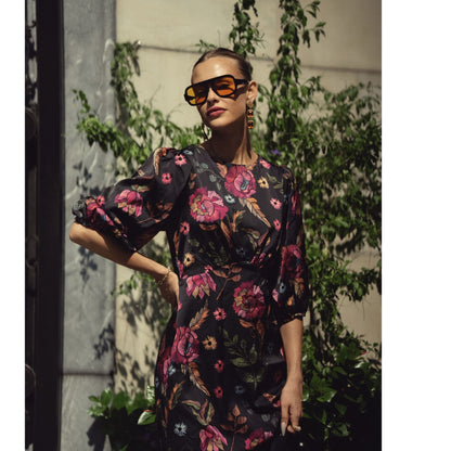 Marlo Dress Artwork Floral Adina LV