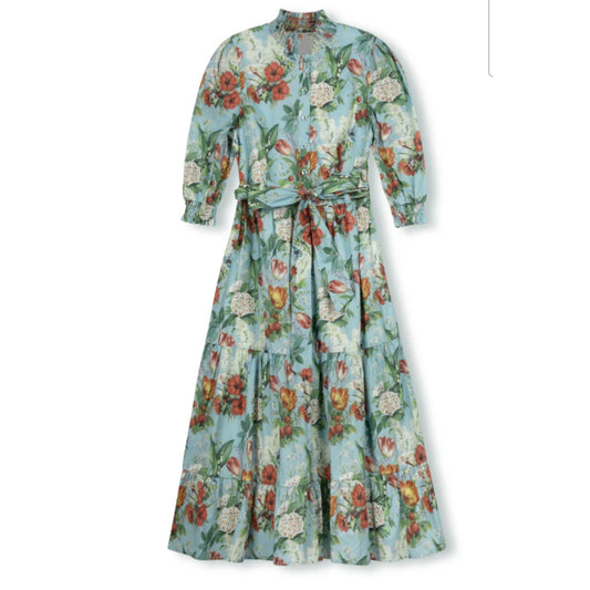 Fruit Floral Print Dress Teen