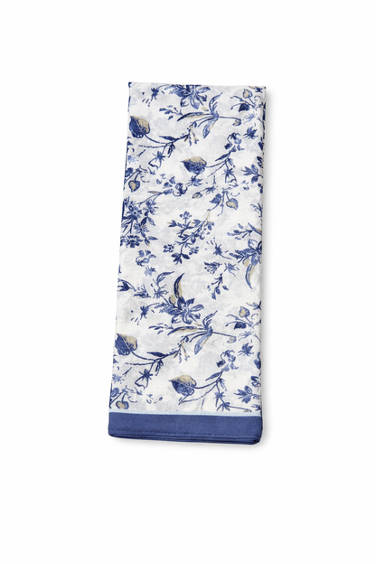 Floral Cotton Bandana Open Headscarf  Revaz