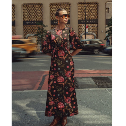 Marlo Dress Artwork Floral Adina LV