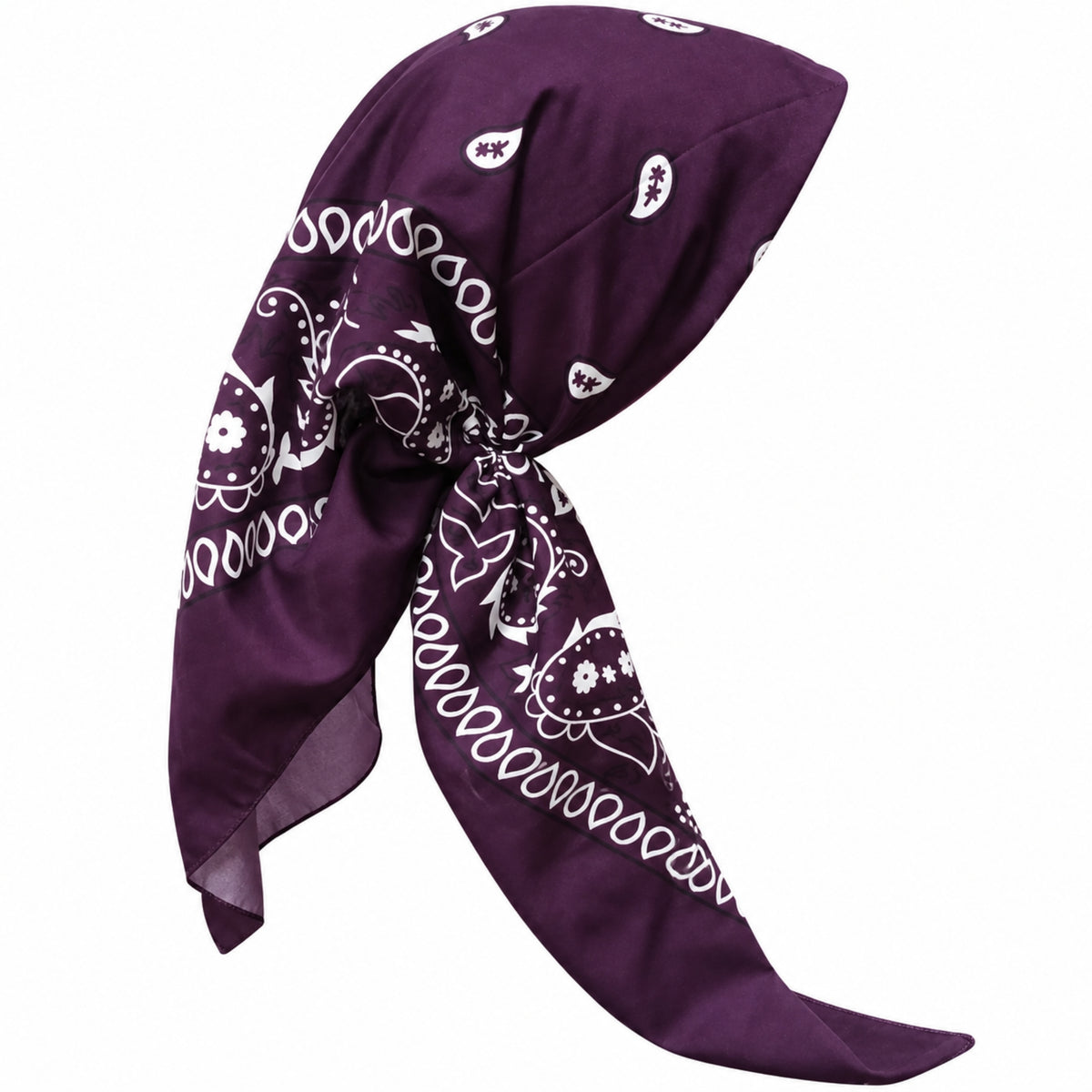 Bandana Paisley Print Pre-tied Headscarf Itsyounique