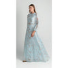 Powder Blue 3D Cherry Blossom Gown Touch - The Mimi Boutique