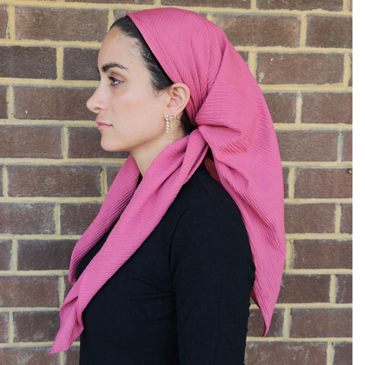Crinkle Pre-tied Headscarf Itsyounique - The Mimi Boutique
