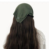 Bamboo Crepe Solid Ready Tied Headband Bandana Valeri