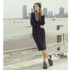 Plus Rhea Black Dress