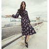 Jenna Plus Purple Floral Dress