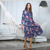 Brianna Dress Navy Floral
