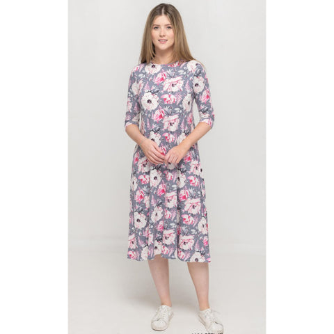 Pink Pop Floral Penny Dress - The Mimi Boutique