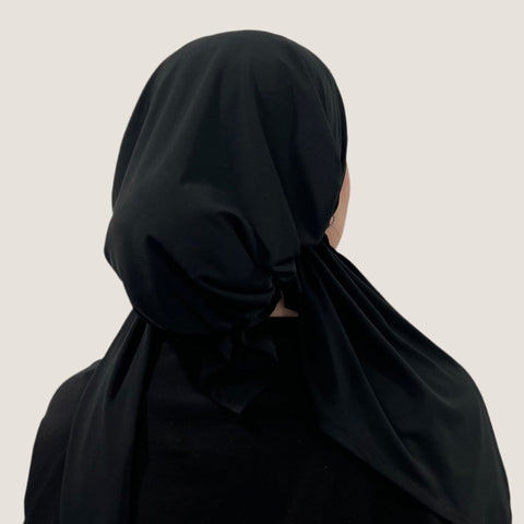 Swim Black Pretied Scarf Valeri