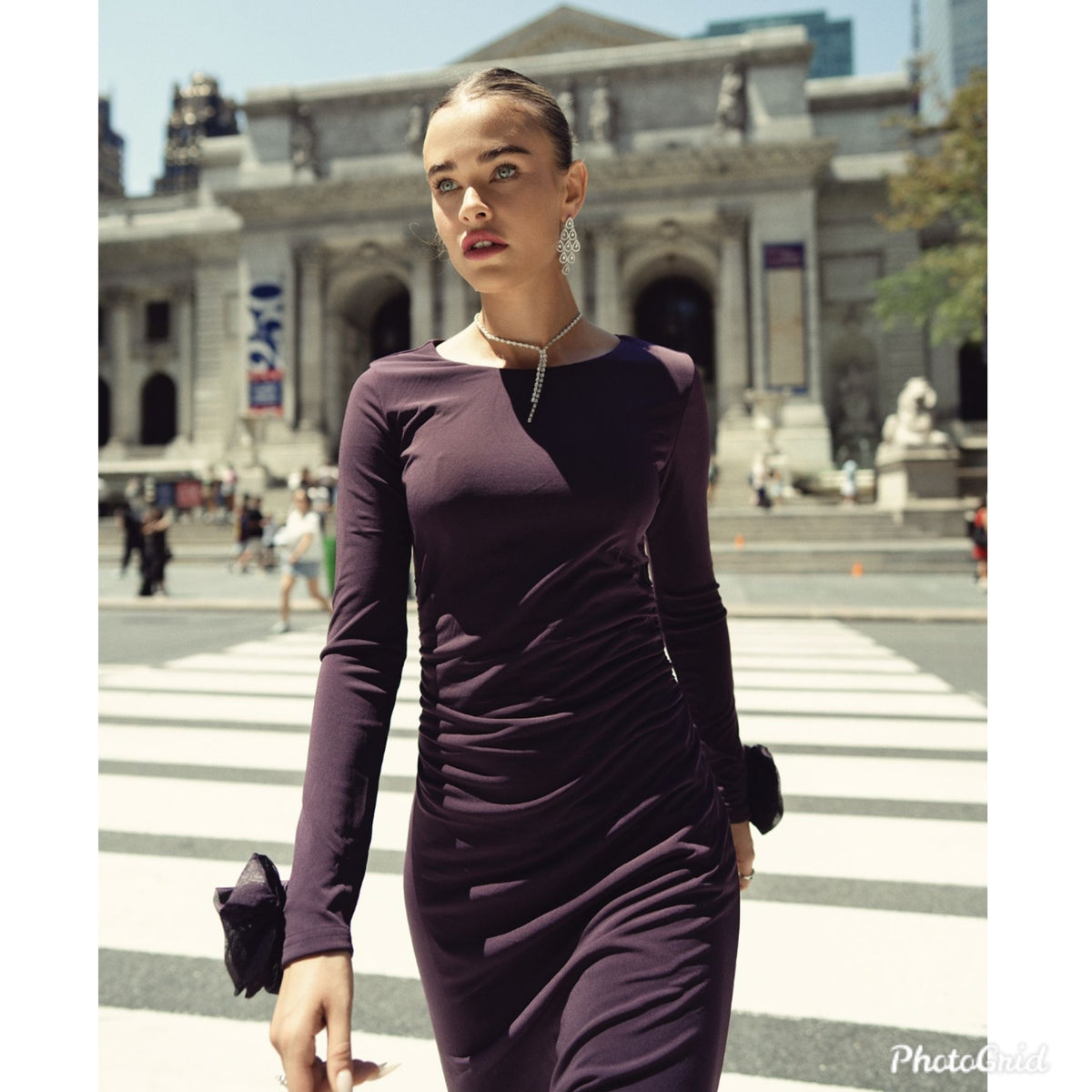 Faye Maxi Deep Plum Adina LV