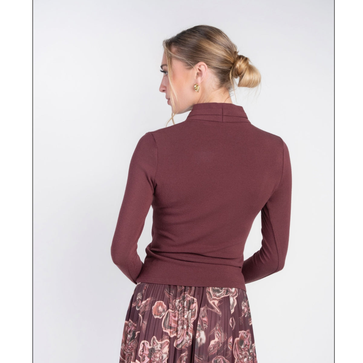 Yael Top Burgundy