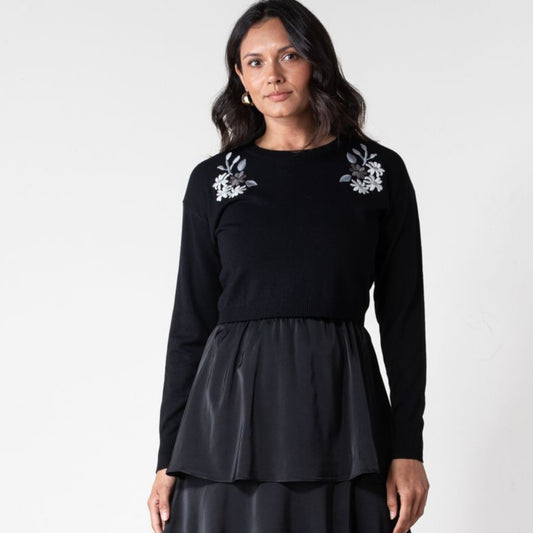 Embroidered Sweater Lunella