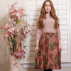Blush Floral Midi Skirt Lilac Teen