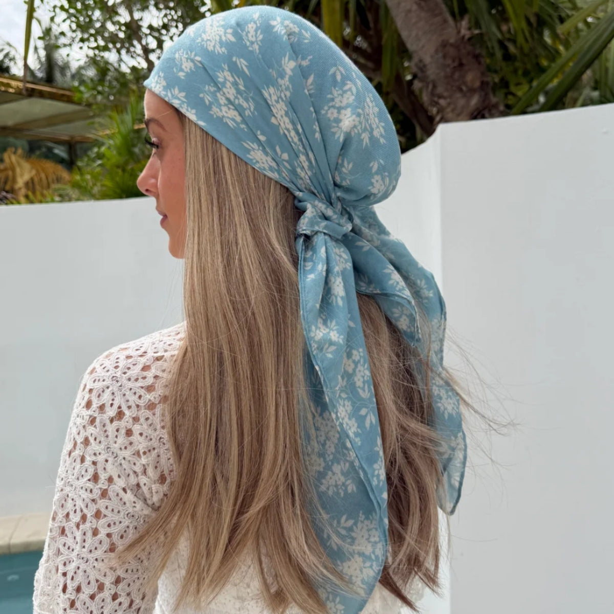 Bluebell Meadow Headscarf SB
