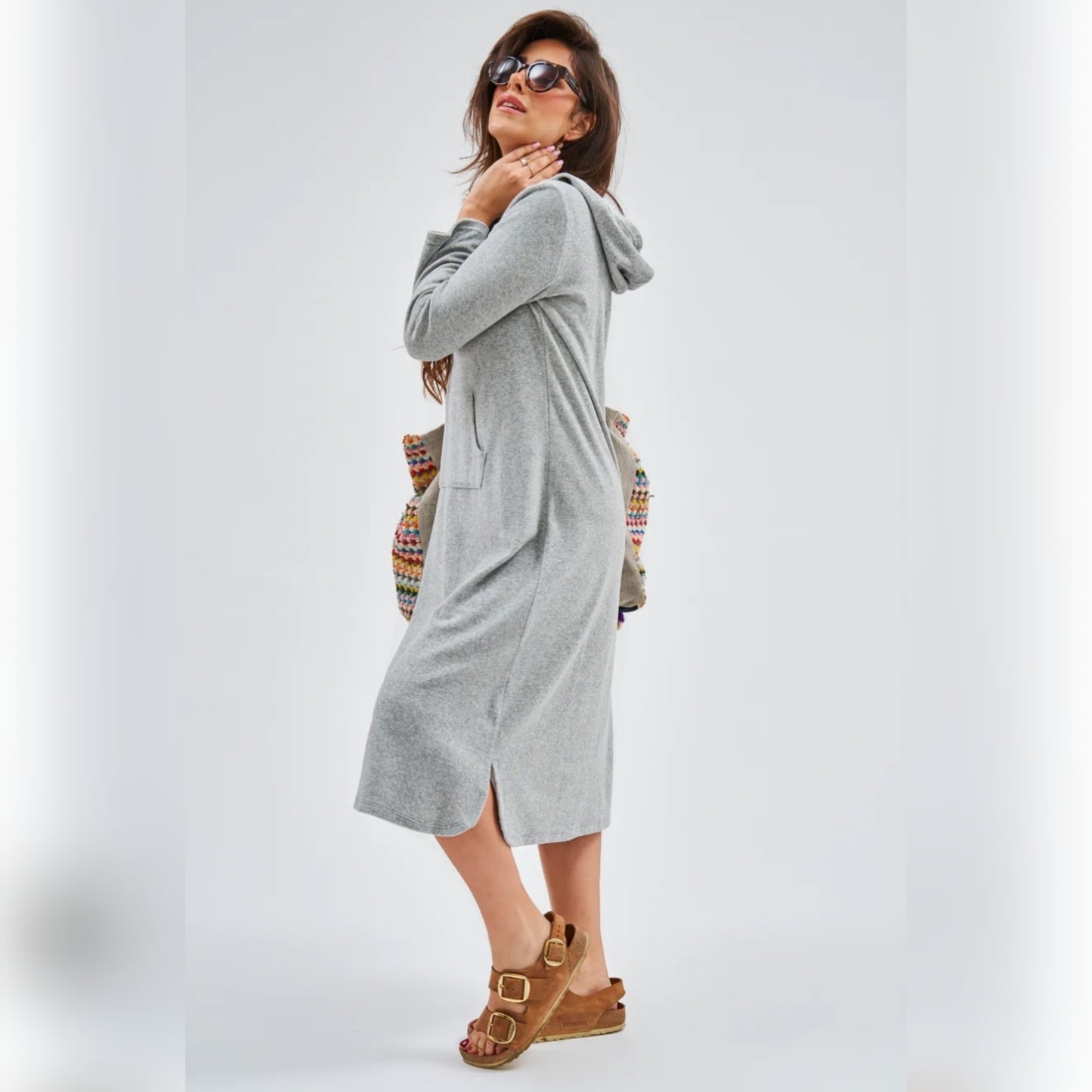 PLC Terry Grey Pullover Dress DF