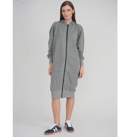 Charcoal Hoodie Dress