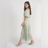 Marlo Dress Mint Jacquard Adina LV - The Mimi Boutique