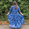 The Patchwork Dress Blue Paisley