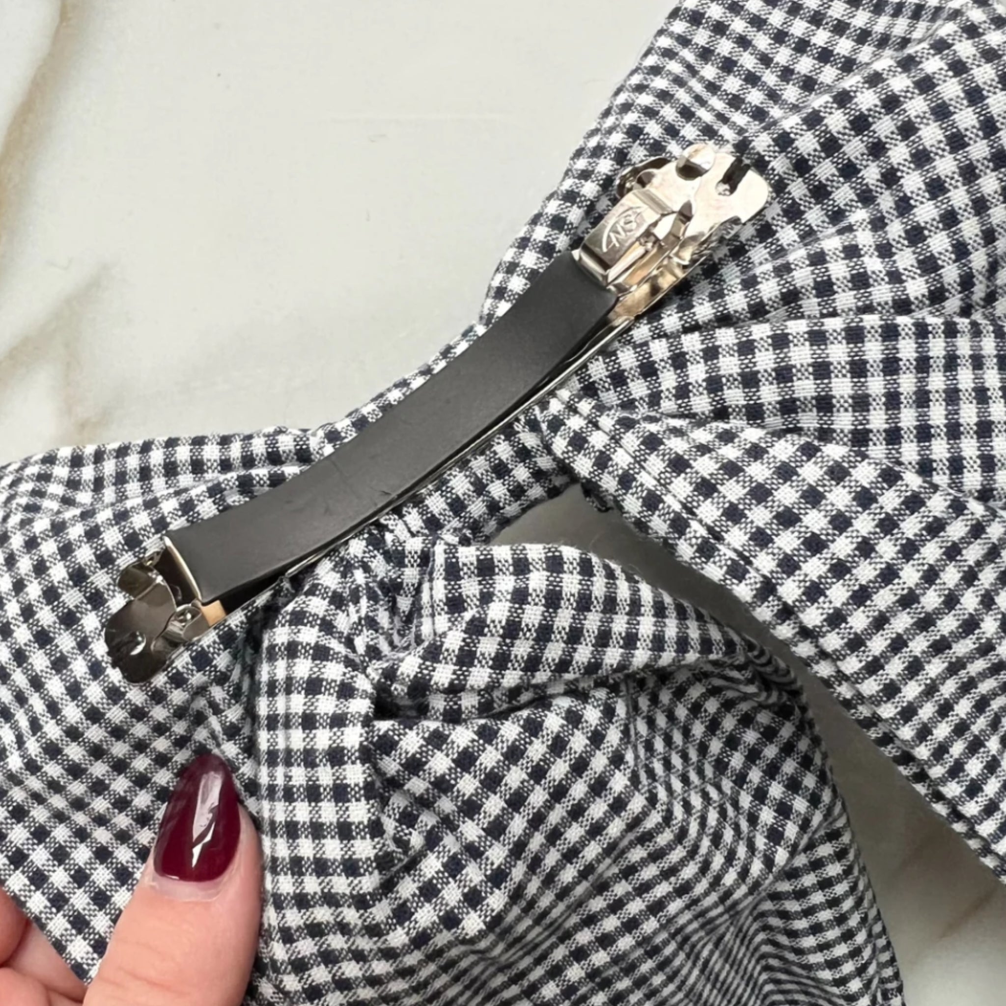 Checkared Pattern Bow Checkered Bow by Valeri – The Mimi Boutique