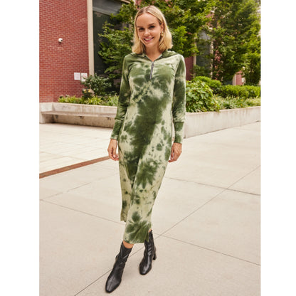 Bonnie Maxi Green Tie Dye