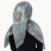 Moonlit Poppies Headscarf Valeri (Many Styles)