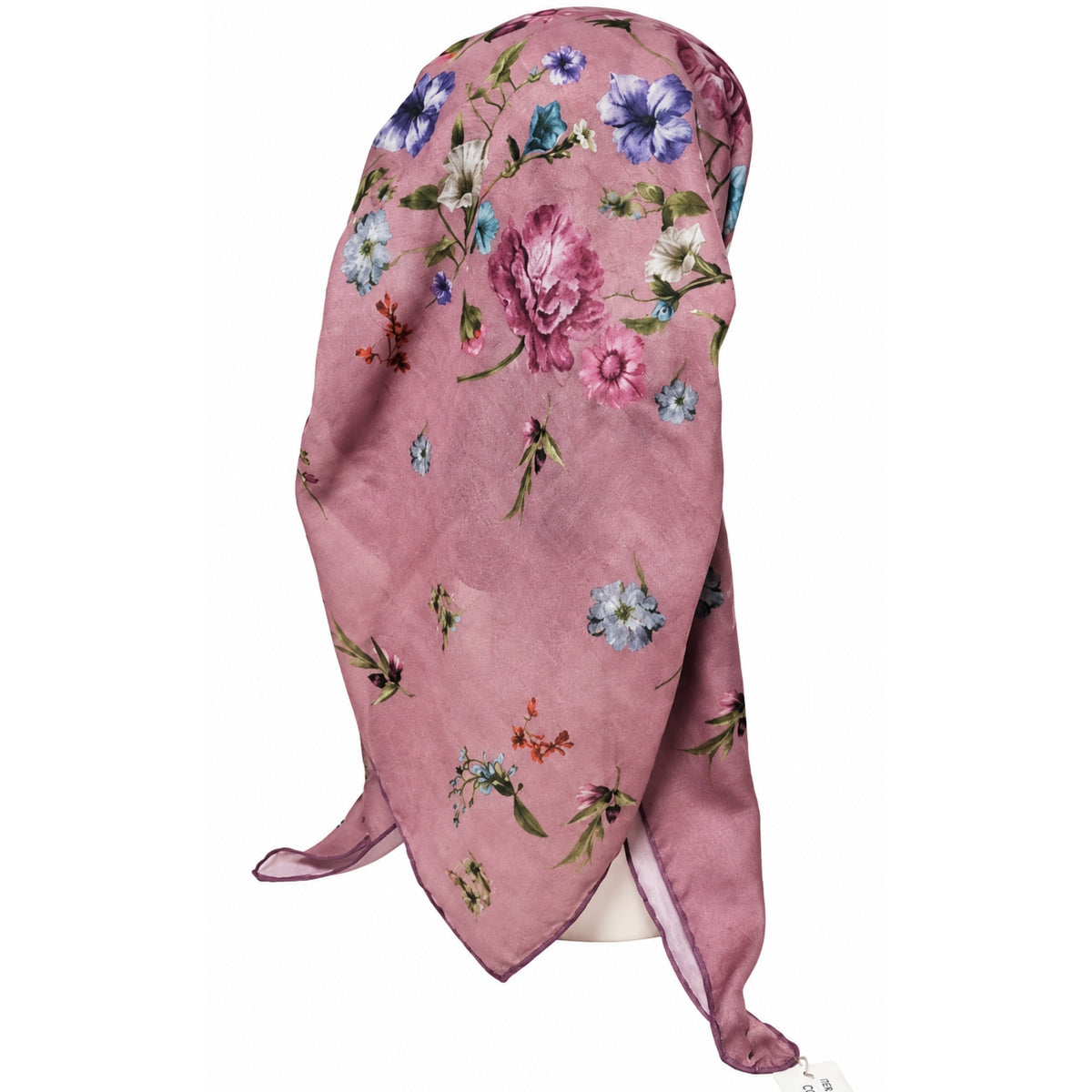 Winter Floral Pre-Tied Headscarf SG