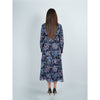 Pesha Purple Floral Dress